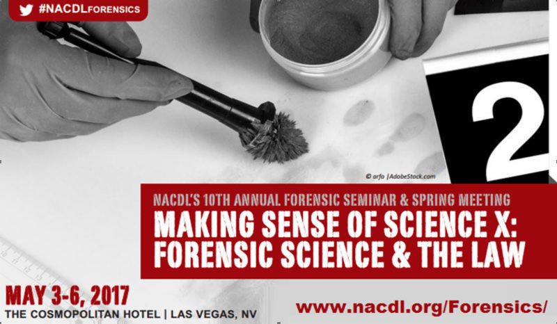 Waddington Lectures at 2017 Forensic Science Conference