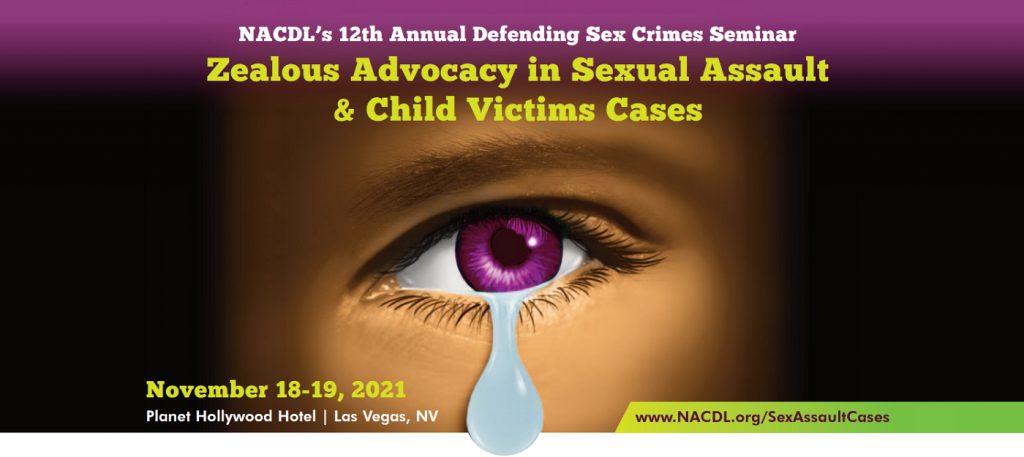 NACDL 2021 Annual Defending Sex Cases Michael Waddington military sexual assault defense lawyer 1024x457 1 Gonzalez & Waddington – Elite Court-Martial & Military Defense Attorneys