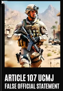 Video- Article 107 UCMJ False Official Statement Maximum Punishments